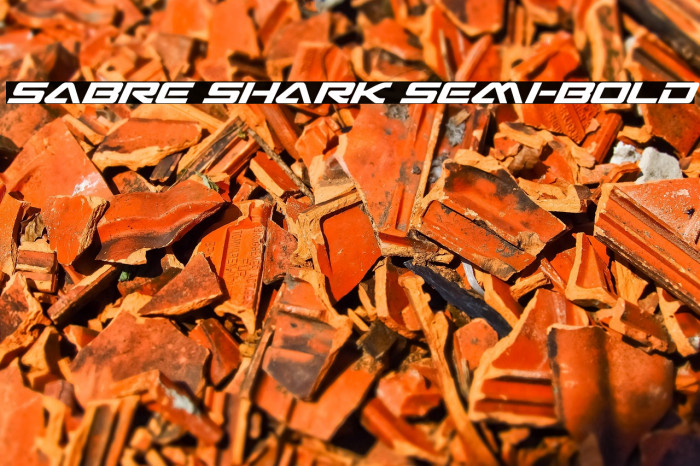 Sabre Shark Semi-Bold Example 1