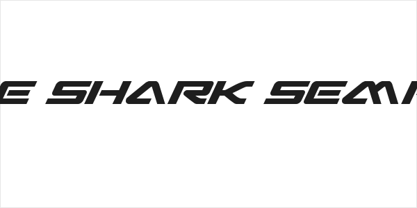 Sabre Shark Semi-Bold Logo