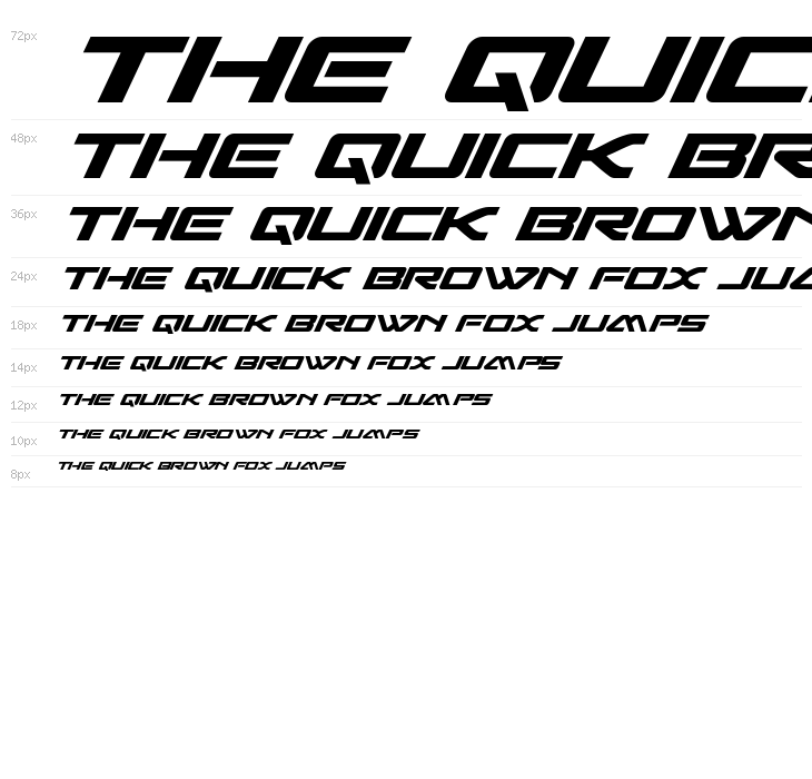 Sabre Shark Semi-Bold Waterfall