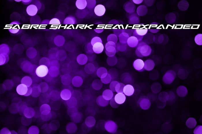 Sabre Shark Semi-Expanded Example 3