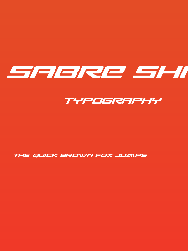 Sabre Shark Semi-Expanded Poster