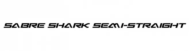 Sabre Shark Semi-Straight  नि: शुल्क फ़ॉन्ट्स डाउनलोड