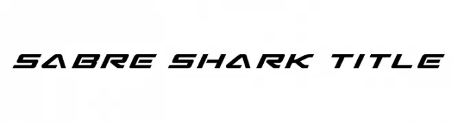 Sabre Shark Title  les polices de caractères gratuit tlcharger