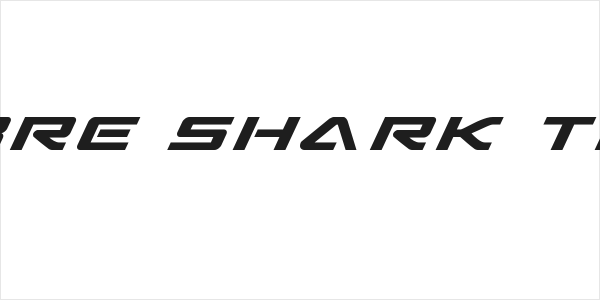 Sabre Shark Title Logo