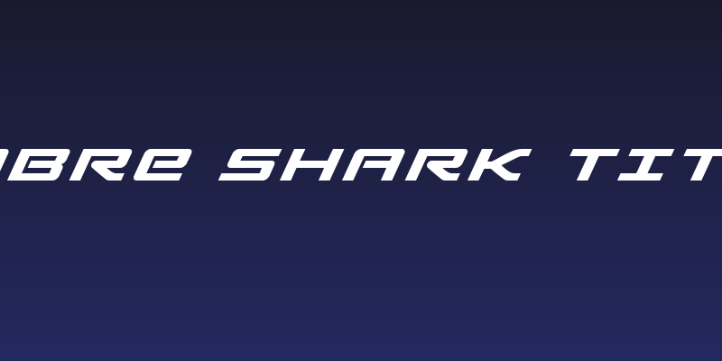 Sabre Shark Title Social Header