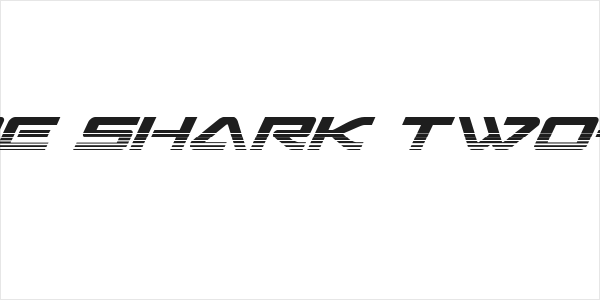 Sabre Shark Two-Tone Logo