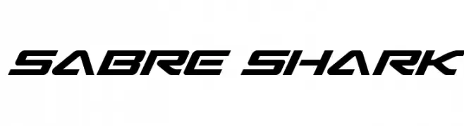 Sabre Shark  Descarca Fonturi Gratis