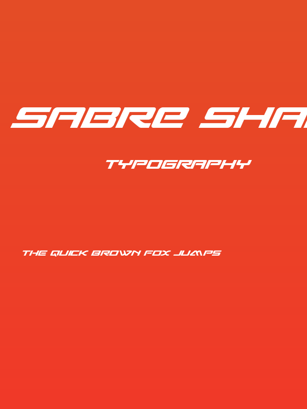 Sabre Shark Poster