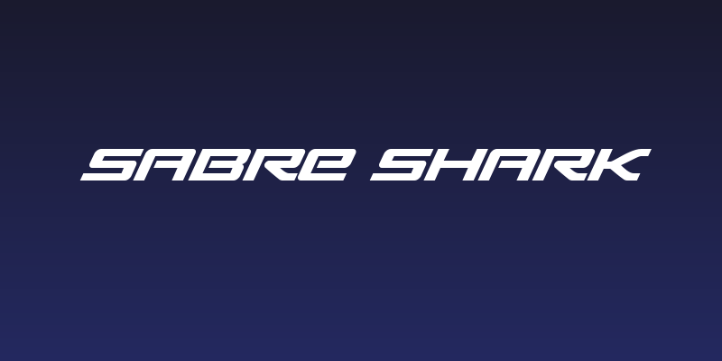 Sabre Shark Social Header