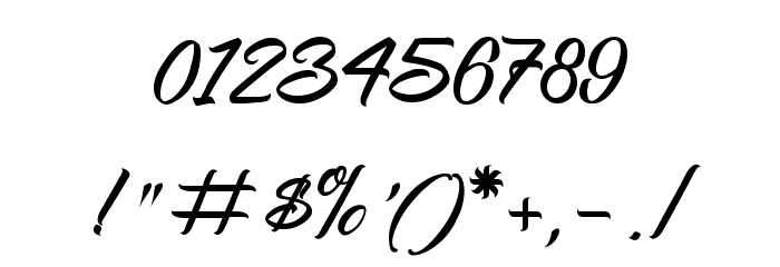 Sabre du Rhinoceros Font OTHER CHARS