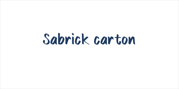 Sabrick carton Logo