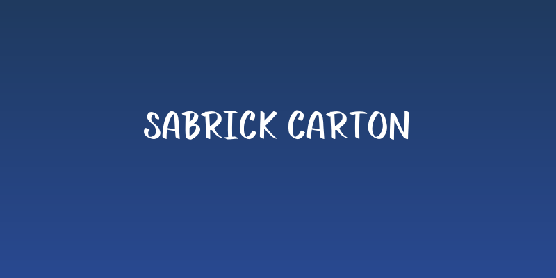 Sabrick carton Social Header