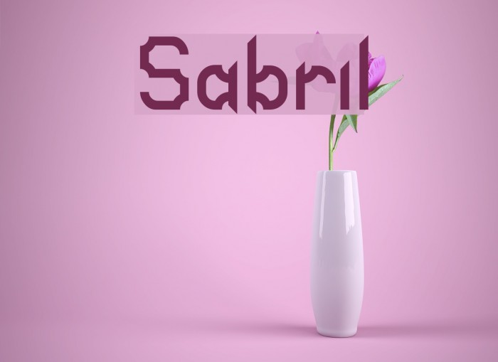 Sabril Font examples