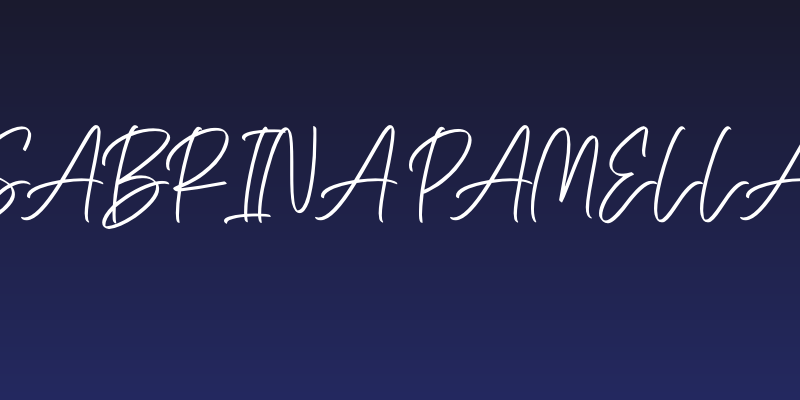 Sabrina Pamella Social Header