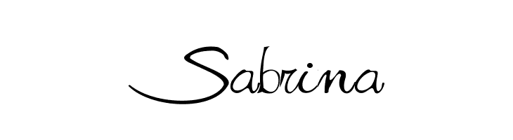 Sabrina फ़ॉन्ट