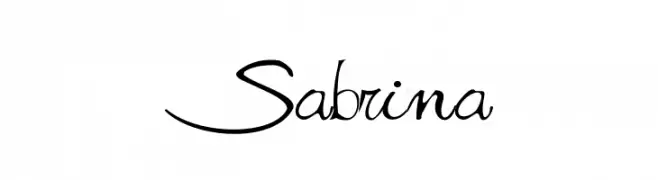 Sabrina  免费字体下载