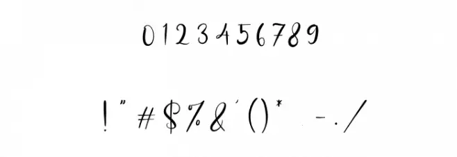 Sabrina Font OTHER CHARS