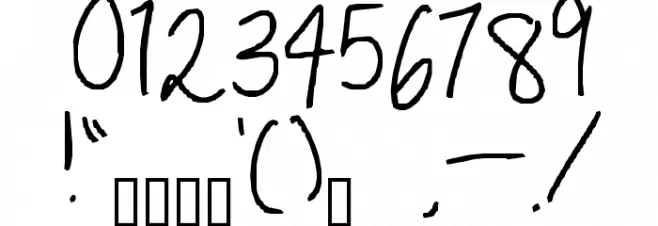 Sabrina4 Font OTHER CHARS