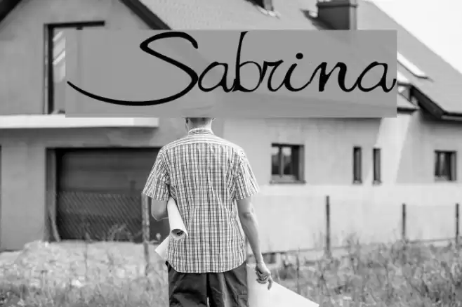 Sabrina Font examples