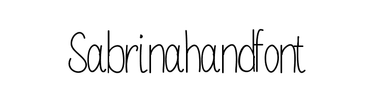 Sabrinahandfont  Free Fonts Download