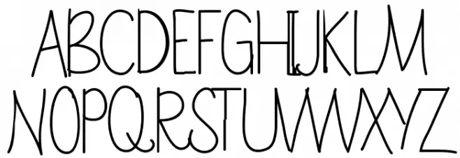 Sabrinahandfont 字体 大写