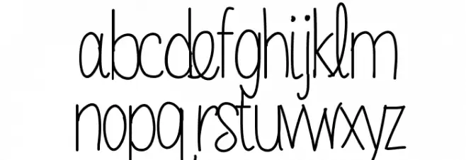 Sabrinahandfont Font LOWERCASE