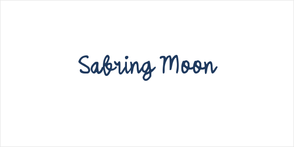 Sabring Moon Logo