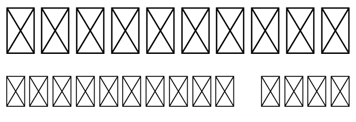Sabrva-Demo Version Font OTHER CHARS