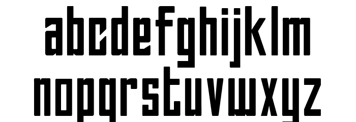 Sabuga Font LOWERCASE
