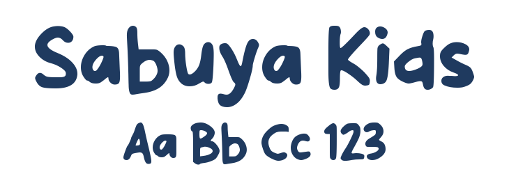 Sabuya Kids Font Preview