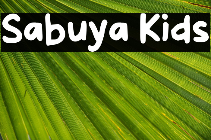 Sabuya Kids Example 1