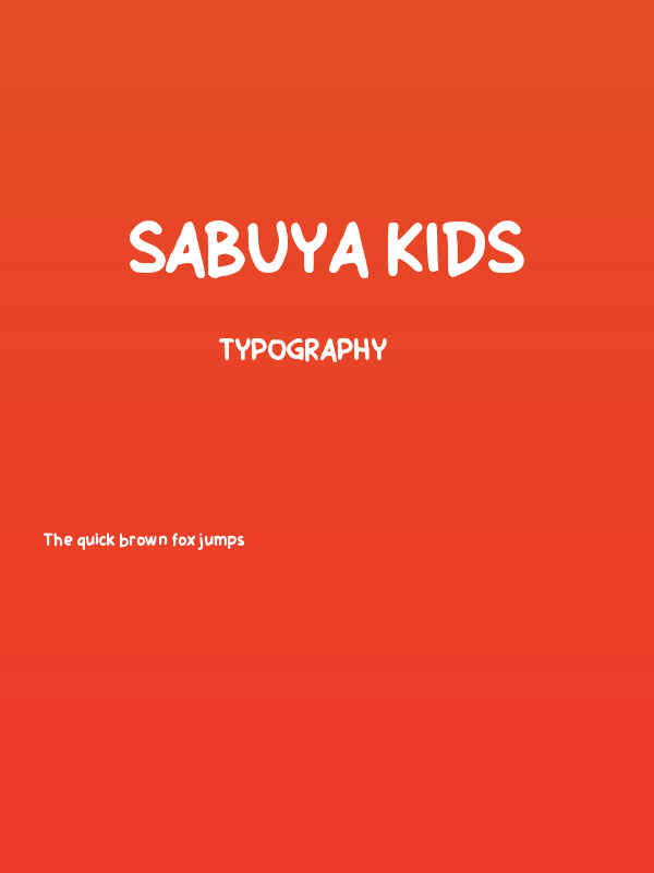 Sabuya Kids Poster