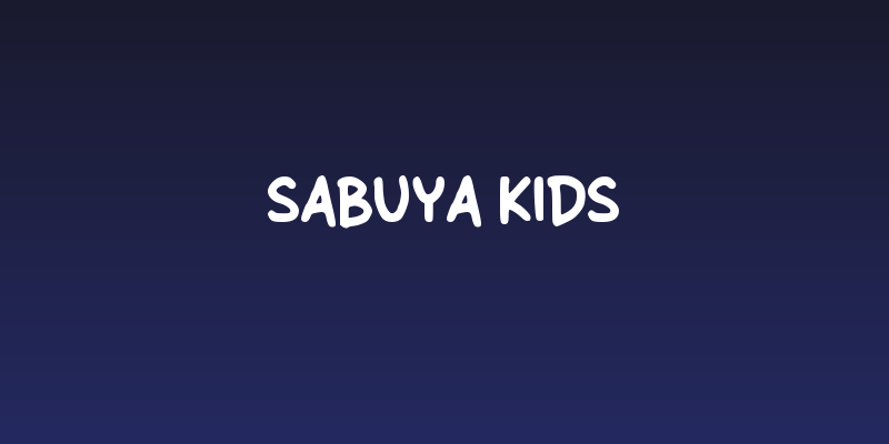 Sabuya Kids Social Header