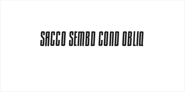 Sacco SemBd Cond Obliq Logo