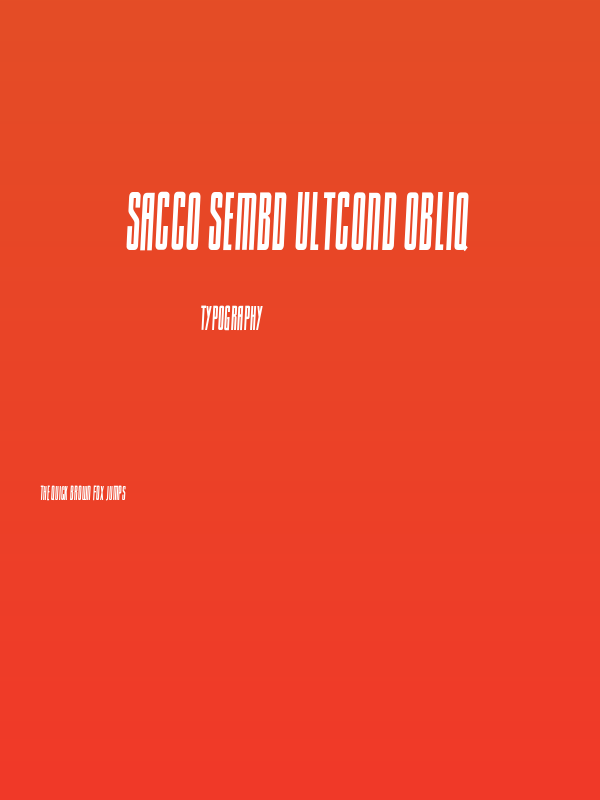 Sacco SemBd UltCond Obliq Poster