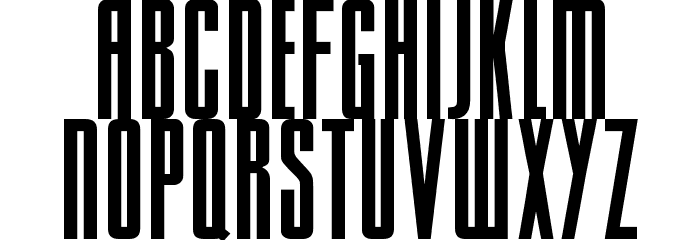 Sacco SemiBold Condensed Font LOWERCASE