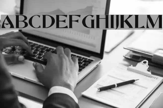 Saccule Font examples