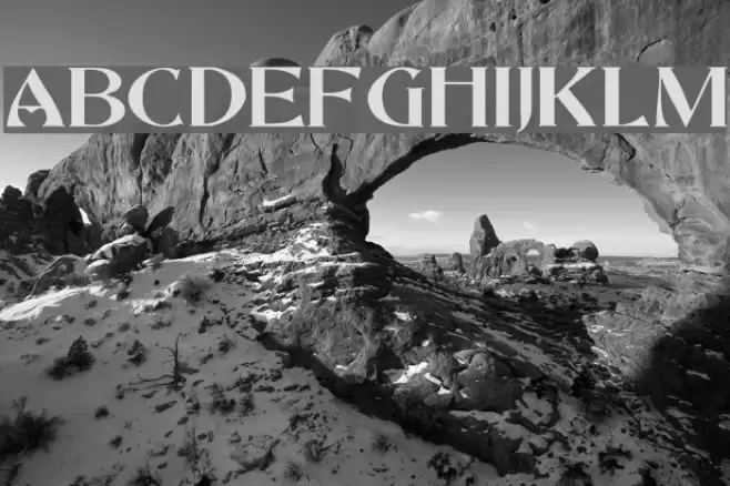 Saccule Font examples