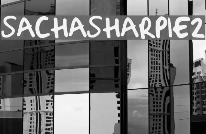 Sacha_Sharpie_2 Font examples