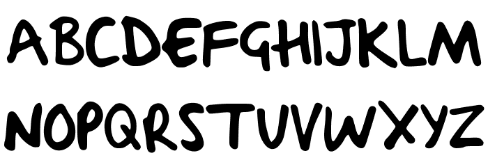 Sacha_Sharpie_2 Font LOWERCASE