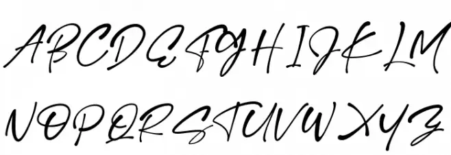 Sachi Script DEMO Fonte MAIÚSCULAS