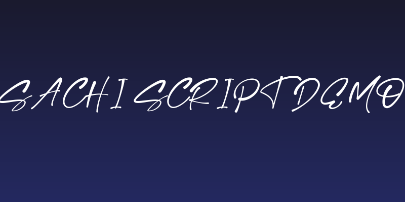 Sachi Script DEMO Social Header