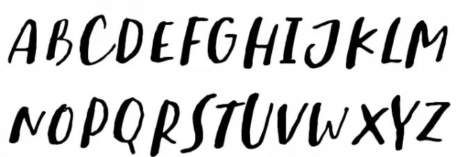 Sachie Script Schriftart Groß