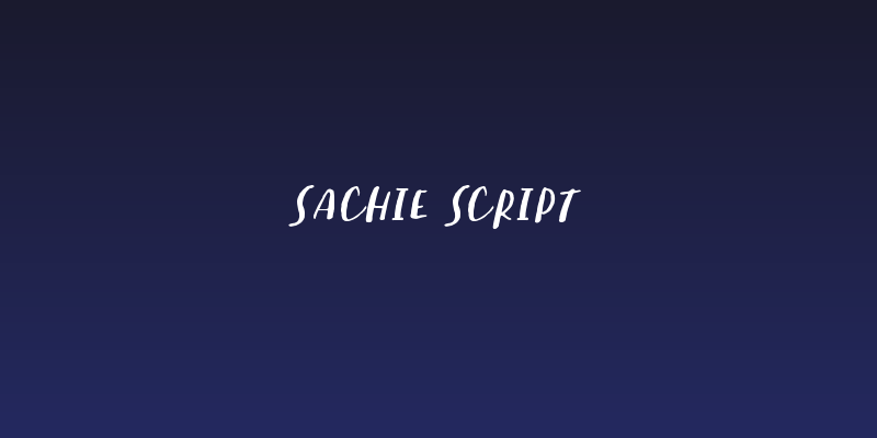 Sachie Script Social Header