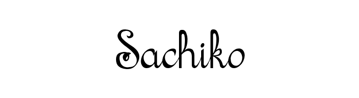 Sachiko  لخطوط تنزيل