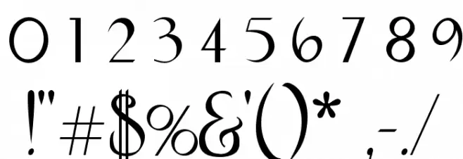 Sachiko Font OTHER CHARS