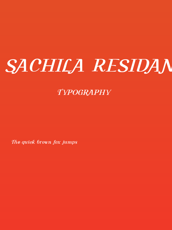 Sachila Residance Personal Use Poster
