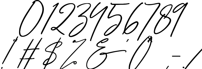 Sachlette Signature Font OTHER CHARS