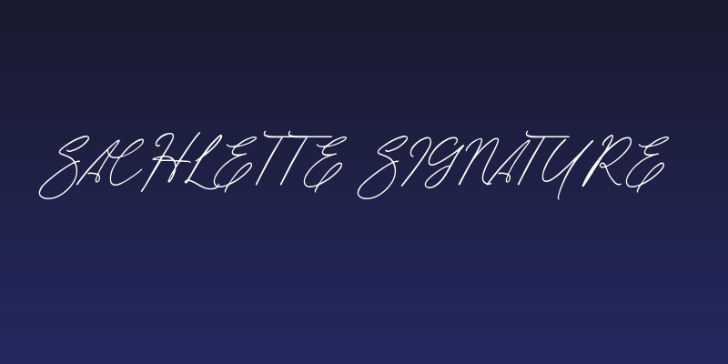 Sachlette Signature Social Header