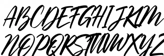 Sachssy Regular Schriftart Groß